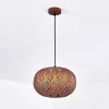 Suspension Kemer Rouille, 1 Lumiere