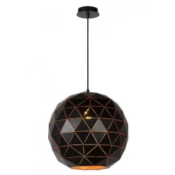 Suspension Lucide Otona Noir, 1 Lumiere