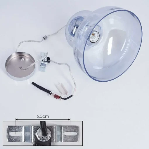 Suspension Malvaglia Chrome, 1 Lumiere