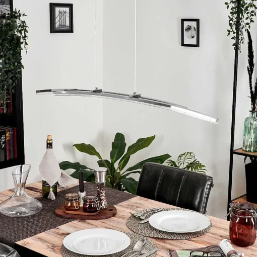 Suspension Manlleu Led Chrome, 1 Lumiere