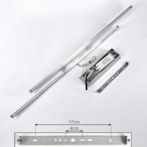 Suspension Manlleu Led Chrome, 1 Lumiere