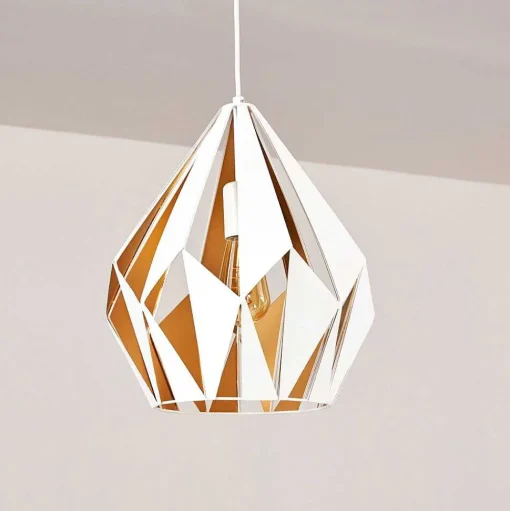 Suspension Marang Blanc, 1 Lumiere