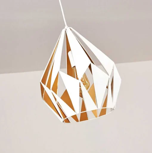 Suspension Marang Blanc, 1 Lumiere