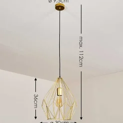 Suspension Marang Or, 1 Lumiere