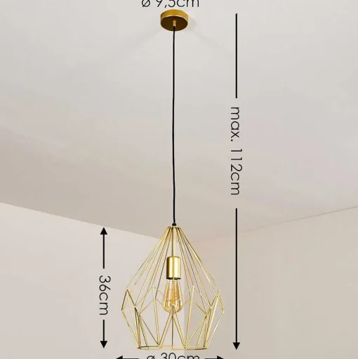 Suspension Marang Or, 1 Lumiere