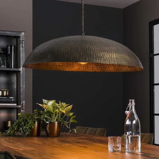 Suspension Matanza Bronze, 1 Lumiere