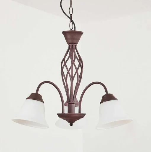 Suspension Mosquerito Rouille, 3 Lumieres