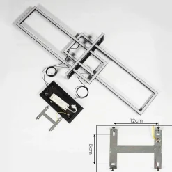 Suspension Omega Led Noir, 1 Lumiere