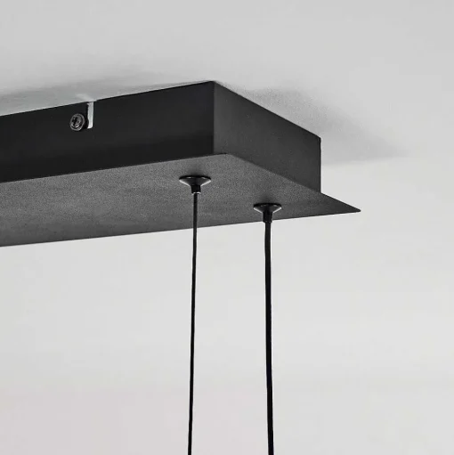 Suspension Omega Led Noir, 1 Lumiere