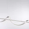 Suspension Paul Neuhaus Qswing Led Argente, 1 Lumiere, Telecommandes