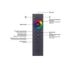Suspension Paul Neuhaus Q-Vito Led Anthracite, 1 Lumiere, Telecommandes