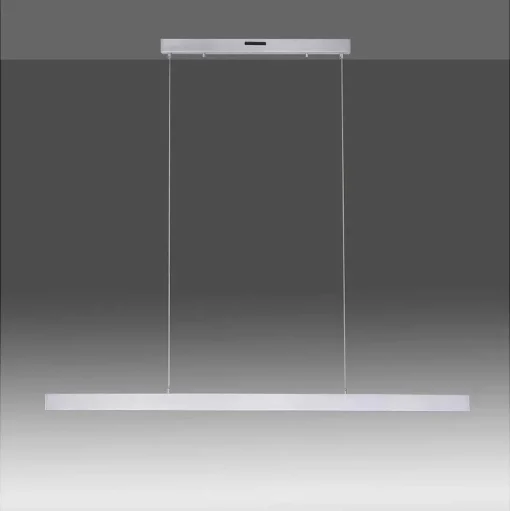 Suspension Paul Neuhaus Q-Cora Led Aluminium, 1 Lumiere, Telecommandes