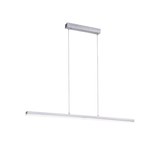 Suspension Paul Neuhaus Q-Henrik Led Aluminium, 3 Lumieres, Telecommandes