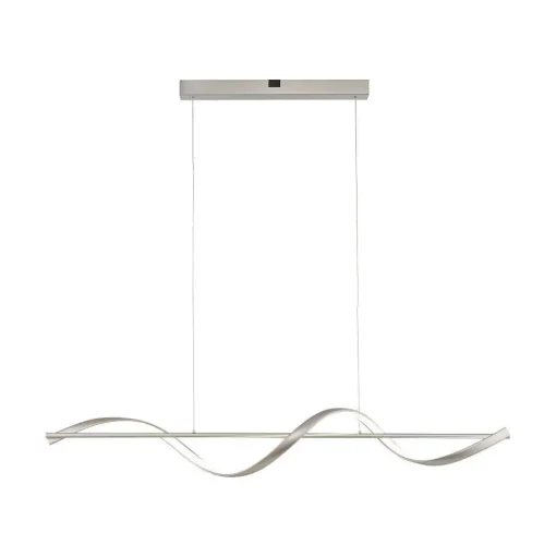 Suspension Paul Neuhaus Qswing Led Argente, 1 Lumiere, Telecommandes