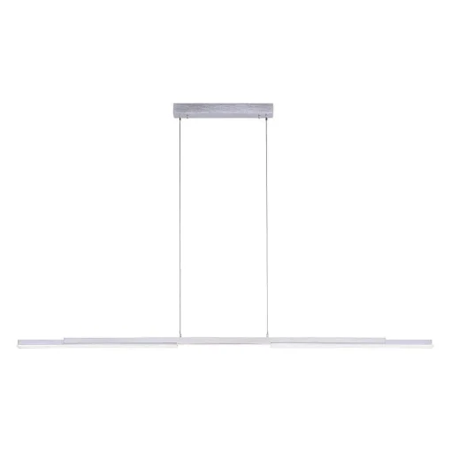 Suspension Paul Neuhaus Q-Henrik Led Aluminium, 3 Lumieres, Telecommandes