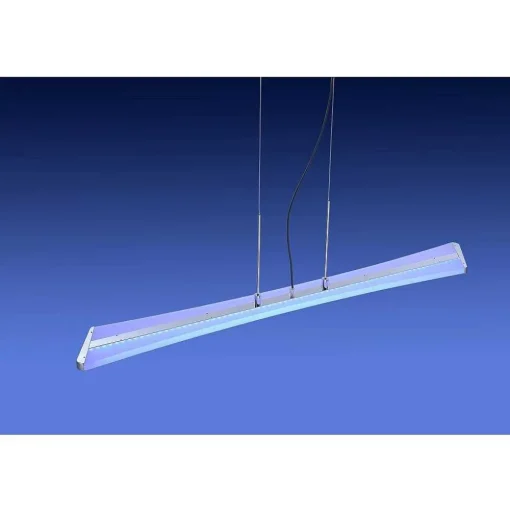 Suspension Paul Neuhaus Q-Riller Led Chrome, 14 Lumieres, Telecommandes, Changeur De Couleurs