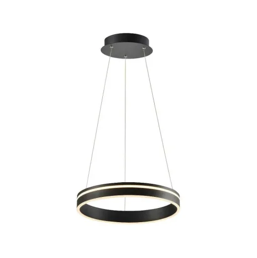 Suspension Paul Neuhaus Q-Vito Led Anthracite, 1 Lumiere, Telecommandes