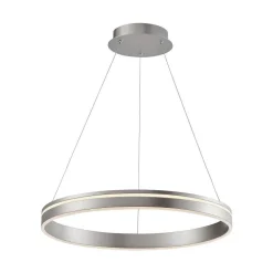 Suspension Paul Neuhaus Q-Vito Led Acier Inoxydable, 1 Lumiere, Telecommandes