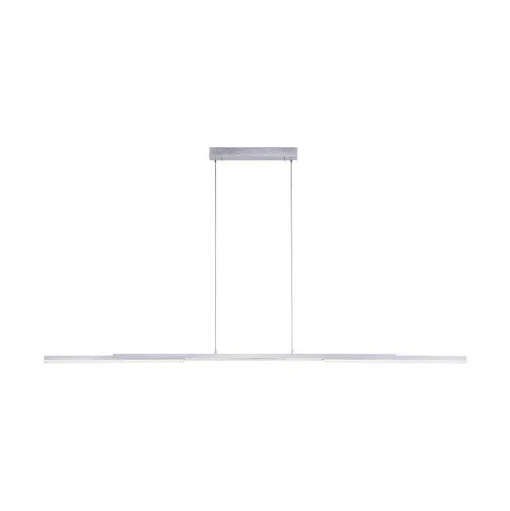 Suspension Paul Neuhaus Q-Henrik Led Aluminium, 3 Lumieres, Telecommandes