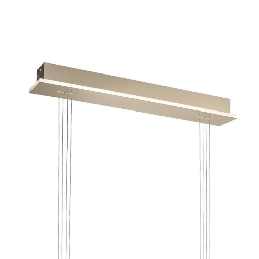 Suspension Paul Neuhaus Q-Etienne Led Laiton, 2 Lumieres, Telecommandes