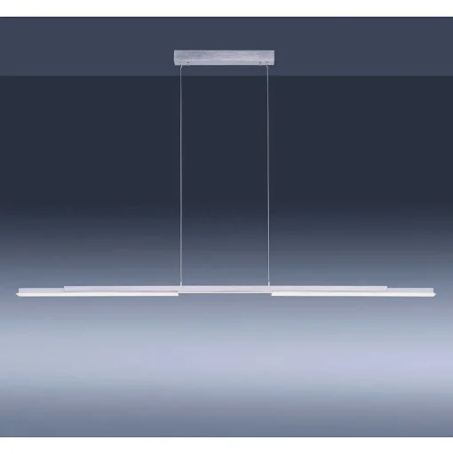 Suspension Paul Neuhaus Q-Henrik Led Aluminium, 3 Lumieres, Telecommandes