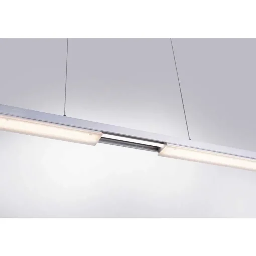 Suspension Paul Neuhaus Q-Henrik Led Aluminium, 3 Lumieres, Telecommandes