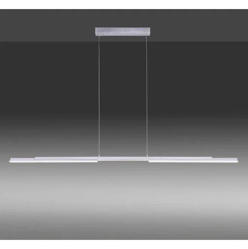 Suspension Paul Neuhaus Q-Henrik Led Aluminium, 3 Lumieres, Telecommandes