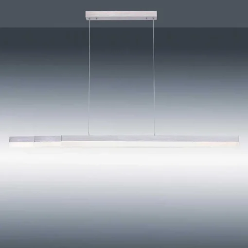 Suspension Paul Neuhaus Q-Tower Led Aluminium, 3 Lumieres, Telecommandes