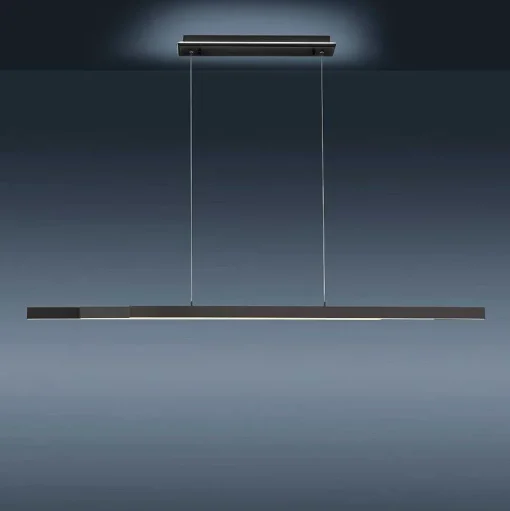 Suspension Paul-Neuhaus Q-Arian Led Anthracite, 4 Lumieres, Telecommandes