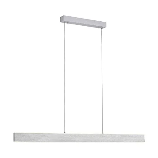Suspension Paul-Neuhaus Q-Adriana Led Aluminium, 2 Lumieres, Telecommandes