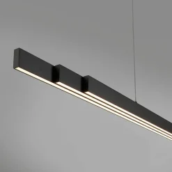 Suspension Paul-Neuhaus Q-Arian Led Anthracite, 4 Lumieres, Telecommandes