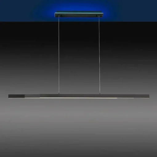 Suspension Paul-Neuhaus Q-Arian Led Anthracite, 4 Lumieres, Telecommandes