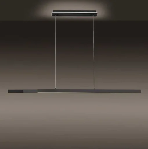 Suspension Paul-Neuhaus Q-Arian Led Anthracite, 4 Lumieres, Telecommandes