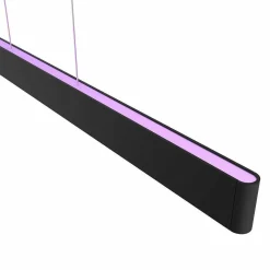 Suspension Philips Hue White & Color Ambiance Ensis Led Noir, 2 Lumieres, Changeur De Couleurs
