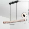 Suspension Rodeche Led Noir, 2 Lumieres