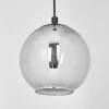 Suspension Sernf Noir, 1 Lumiere