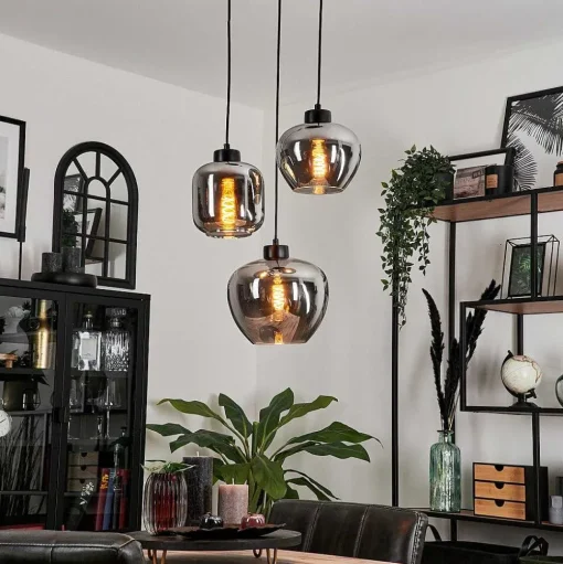 Suspension Talok Fume, 3 Lumieres