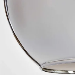 Suspension Verre 15 Cm, 20 Cm, 25 Cm, 30Cm Koyoto Chrome, Fume, 5 Lumieres