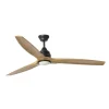 Ventilateur De Plafond Faro Barcelona Alo Led Noir, 1 Lumiere