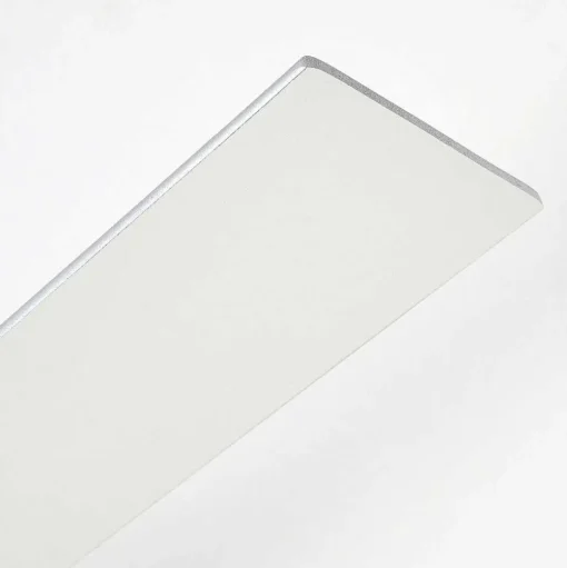 Ventilateur De Plafond Valletta Chrome, Argente, Blanc, 1 Lumiere
