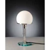 Wagenfeld 24 Tecnolumen Lampe A Poser Nickel Mat, Transparent, 1 Lumiere